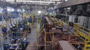 Linha de produção industrial gerida pela Finkler